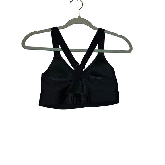 Under Armour Black Crossback Sports Bra with Adjustable Hook Closure Size Small - Picture 5 of 7